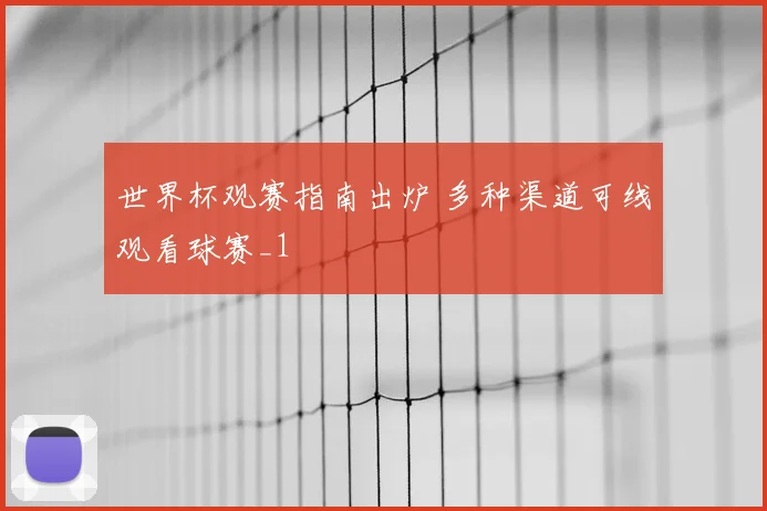 世界杯观赛指南出炉 多种渠道可线观看球赛_1