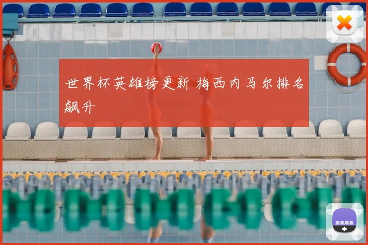 世界杯英雄榜更新 梅西内马尔排名飙升